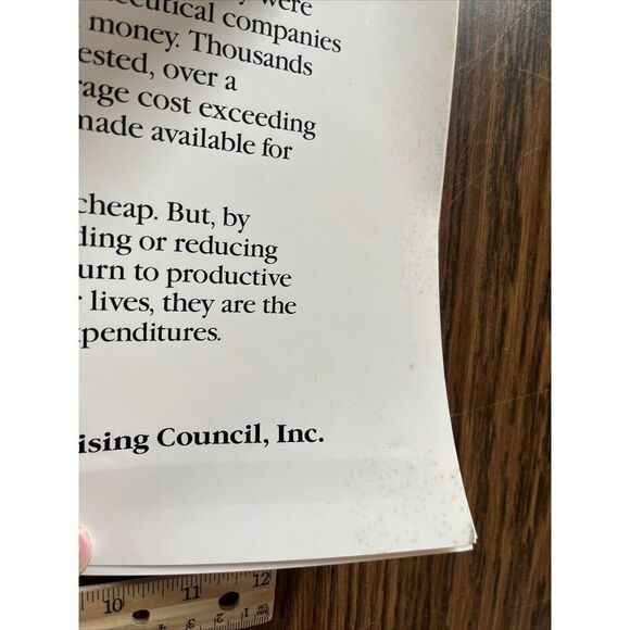 Vintage Pharmaceutical Lobbying R&D Expense Pharmacy Poster Pharmacist Promo - Picture 8 of 9